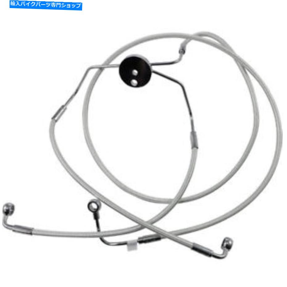 Hoses マグナムローワーブレーキライン-ABS-スターリングクロマイトII -TOURING | 37010 Magnum Lower Brake Line - ABS - Sterling Chromite II - Touring | 37010【並行輸入品】