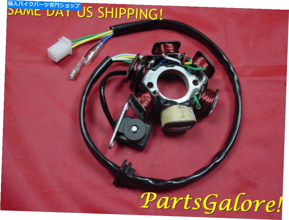 Magnetos ステーターマグネト6コイル5ワイヤーAC GY6 125-150cc中国スクーターATVモペット5pc Stator Magneto 6 Coil 5 Wire AC GY6 125-150cc Chinese Scooter ATV Moped 5pc【並行輸入品】