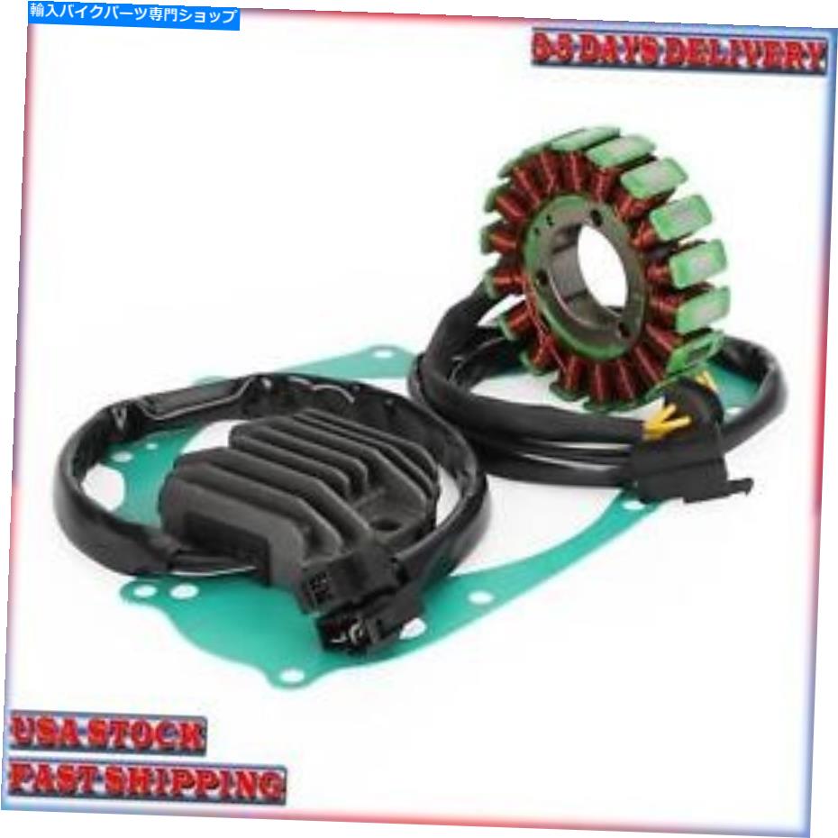 Magnetos マグネトコイルステーター+電圧レギュレータ+スズキGS500 FのガスケットアセンブリF 04-09 U3 Magneto Coil Stator+Voltage Regulator+Gasket Assy For Suzuki GS500 F 04-09 U3【並行輸入品】