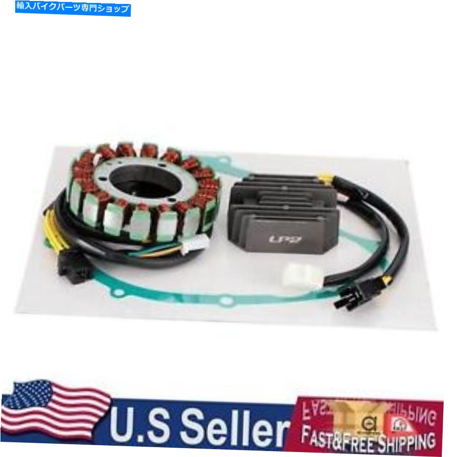 Magnetos マグネトステーター +電圧整流器 +スズキ用ガスケット05-19 Boulevard S40 S 40 Magneto Stator + Voltage Rectifier + Gasket For Suzuki 05-19 Boulevard S40 S 40【並行輸入品】