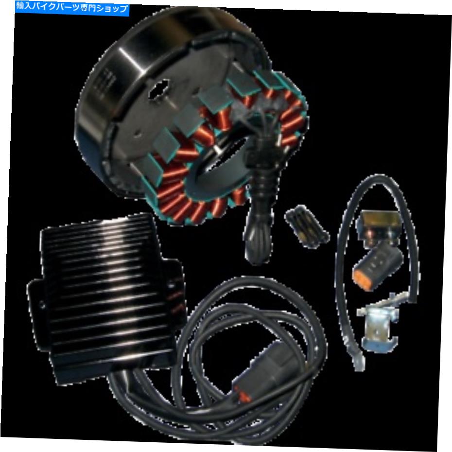 Alternators サイクルエレクトリック-CE-84T-09-80シリーズ50 AMP 3フェーズオルタネーターキット Cycle Electric - CE-84T-09 - 80 Series 50 AMP 3-Phase Alternator Kit【並行輸入品】