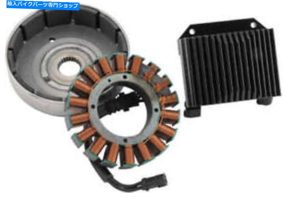 Alternators Cycle Electric Inc. 3-Phase 50 AMP充電キット2012-2014 Harley Dyna CE-87T Cycle Electric Inc. 3-Phase 50 AMP Charging Kit for 2012-2014 Harley Dyna CE-87T【並行輸入品】