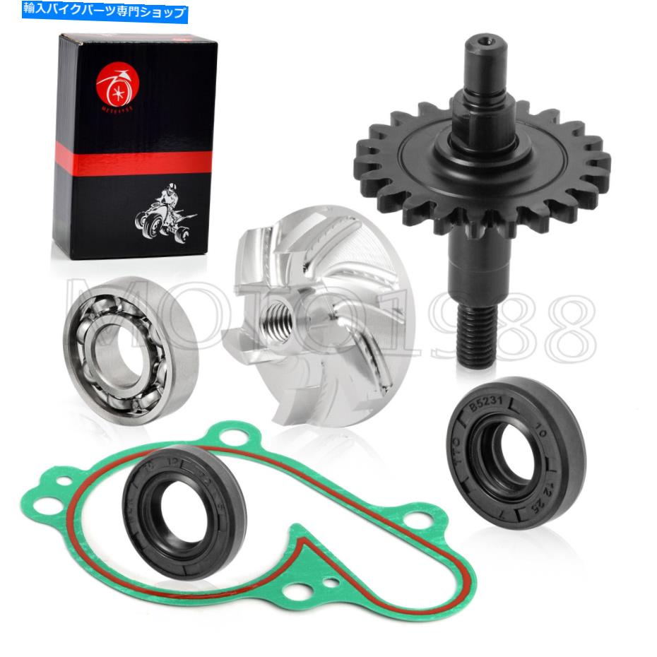 Water Pump ヤマハYZ125ウォーターポンプ再構築キットインペラシャフトギアベアリングシールガスケット For Yamaha YZ125 Water Pump Rebuild Kit Impeller Shaft Gear Bearing Seal Gasket【並行輸入品】