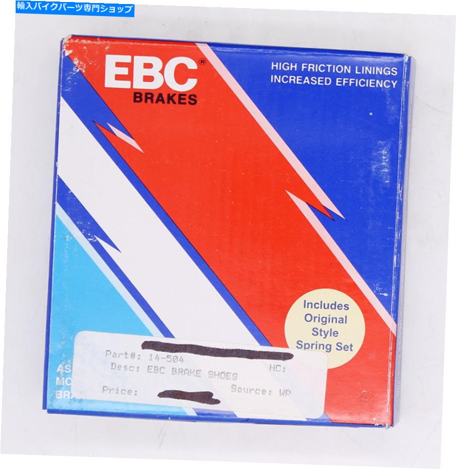 Brake Shoes EBCブレーキシューズ504部品番号-14-504 EBC Brake Shoes 504 Part Number - 14-504【並行輸入品】