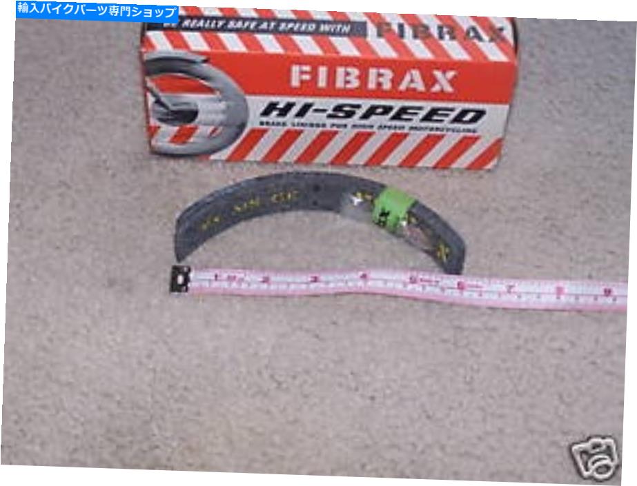 Brake Shoes CZ 250 360 1969 1970 1971 1972 Fibrx Front and Back Brake Shoe Lining CZ 250 360 1969 1970 1971 1972 Fibrx Front and Back Brake Shoe Lining【並行輸入品】