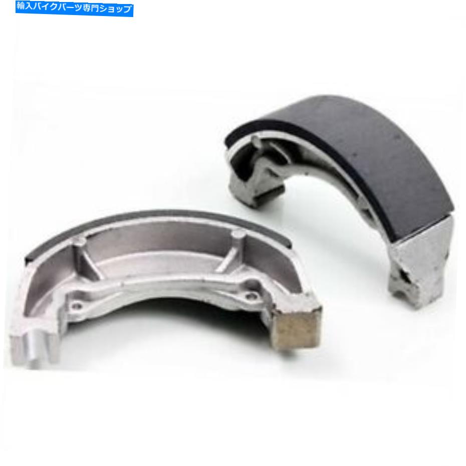 Brake Shoes リアセミメタルブレーキシューズフィットヤマハDT400オートバイ1975 1976 1977 1978 Rear Semi Metal Brake Shoes Fit Yamaha DT400 Motorcycles 1975 1976 1977 1978【並行輸入品】