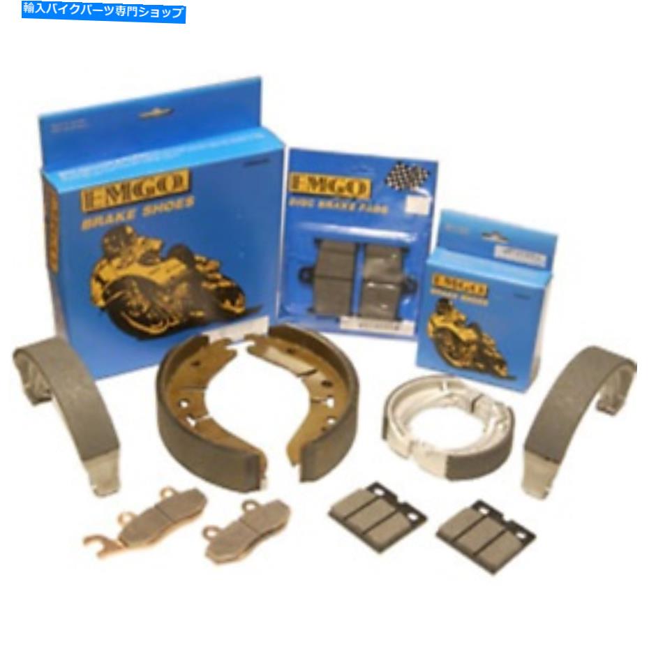 Brake Shoes EMGO MBSブレーキシューズ-91-51828 Emgo MBS Brake Shoes - 91-51828【並行輸入品】