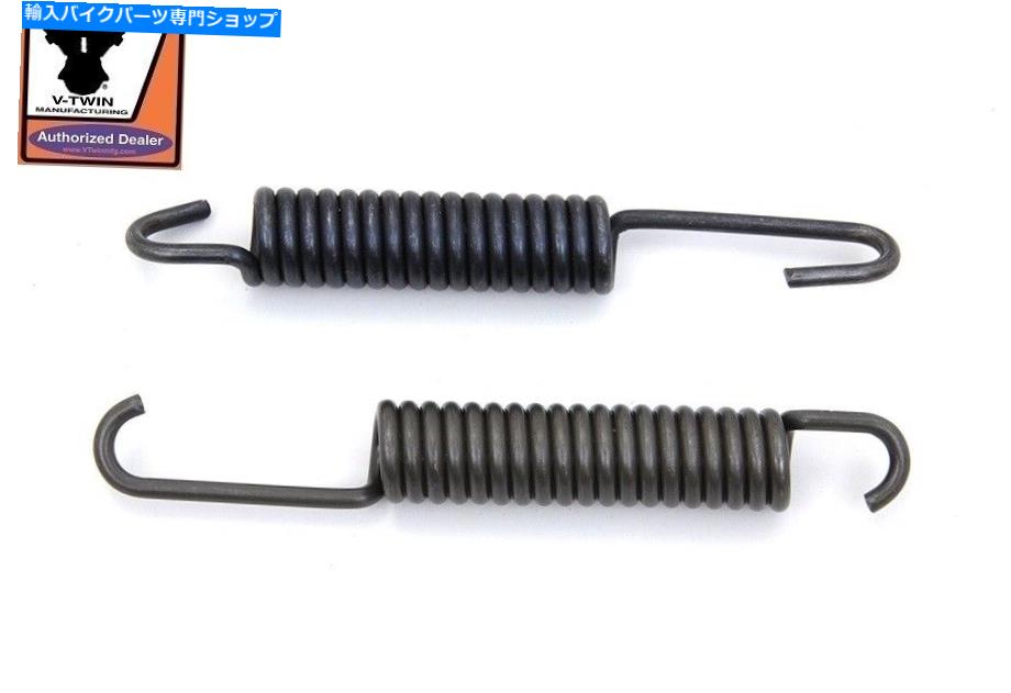 Brake Shoes リアブレーキシューズスプリングキットパンヘッド4速ドレッサーリジッド74 \