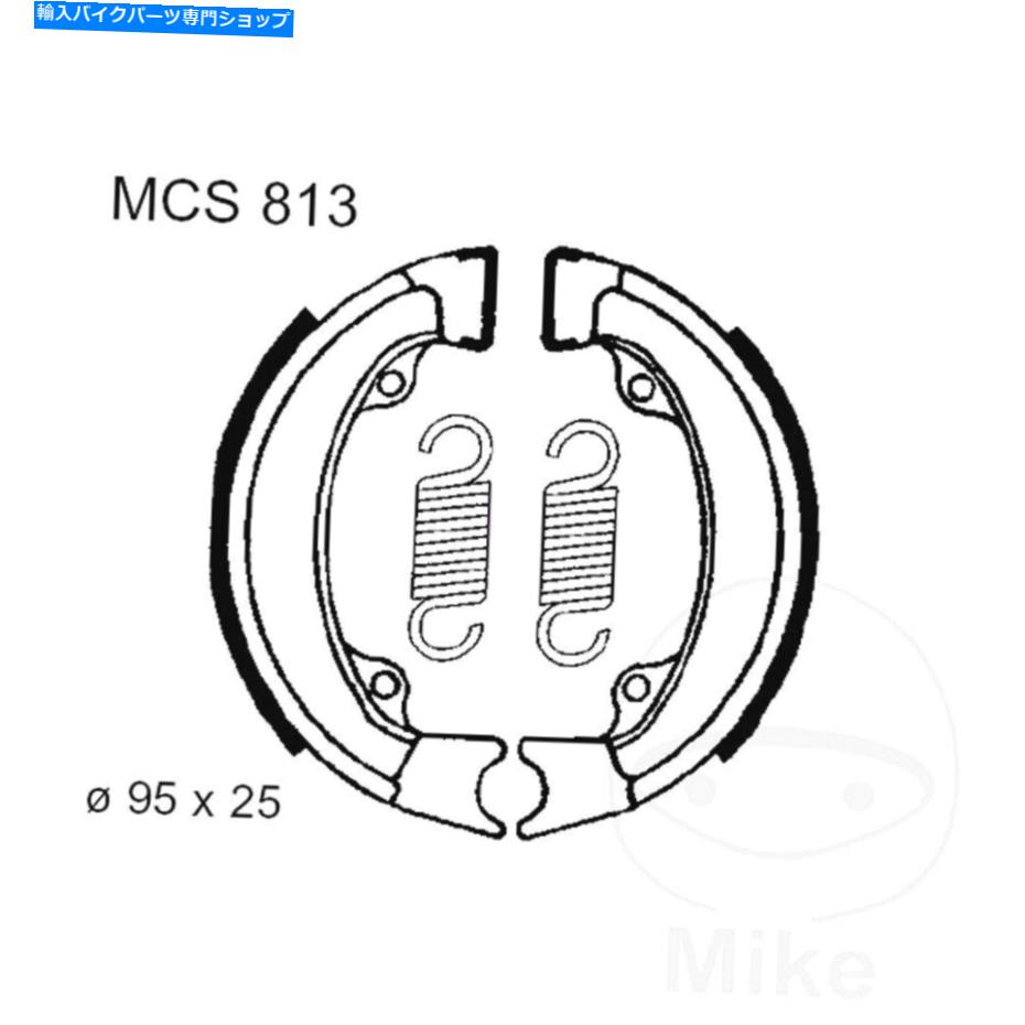 Brake Shoes TRW Brake Shoes Inc Springs MCS813 for Honda NH 50 ms Lead L 90-95 TRW Brake Shoes Inc Springs MCS813 For Honda NH 50 MS Lead L 90-95【並行輸入品】