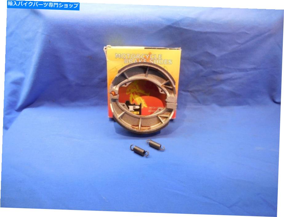 Brake Shoes スズキDR250フロントブレーキシューズDP9112 1982-83 NOS NP9104 Suzuki DR250 Front Brake Shoes DP9112 1982-83 NOS NP9104【並行輸入品】