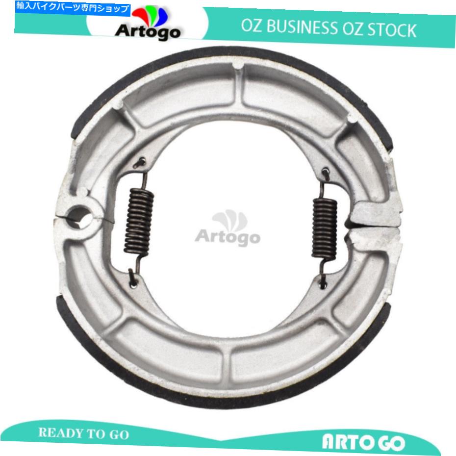Brake Shoes スズキGSX250E 250 1986のオートバイブレーキシューズリア Motorcycle Brake shoes Rear For SUZUKI GSX250E 250 1986【並行輸入品】