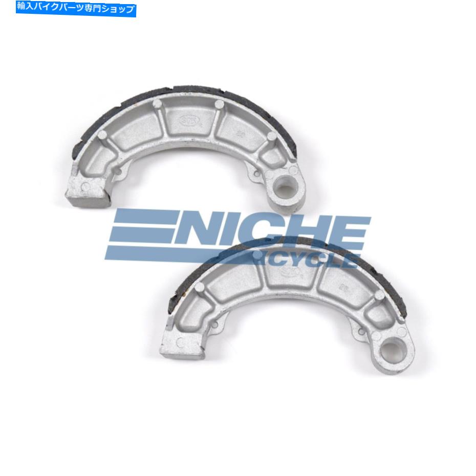 Brake Shoes ホンダTRX 450 S/ESフォアマンのリアグルーブブレーキシューズ98-04 Rear Grooved Brake Shoes For Honda TRX 450 S/ES Foreman 98-04【並行輸入品】