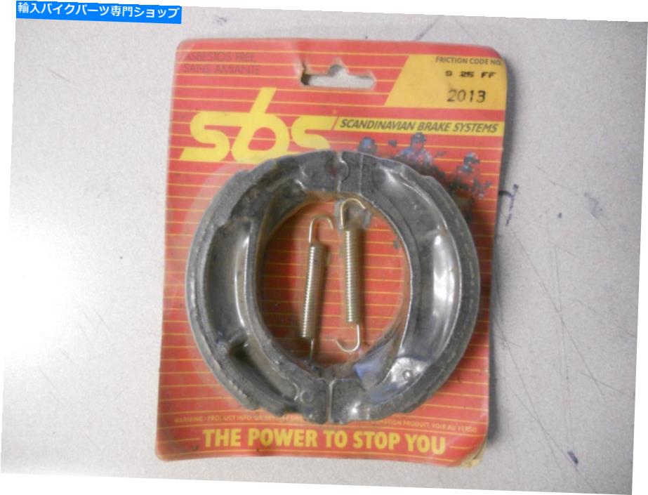 Brake Shoes NOS SBSブレーキシューズフィット：ホンダ74-83 CB125 03-17 CRF150 04-17 CRF230 2013 NOS SBS Brake Shoes Fits: Honda 74-83 CB125 03-17 CRF150 04-17 CRF230 2013【並行輸入品】