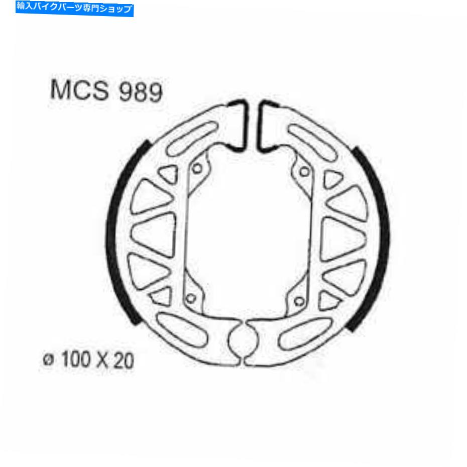 Brake Shoes ブレーキシューズリアとスプリングストゥルールーカスギレラストーム50 2007-2011 Brake Shoes Rear With Springs TRW Lucas For Gilera Storm 50 2007 - 2011【並行輸入品】