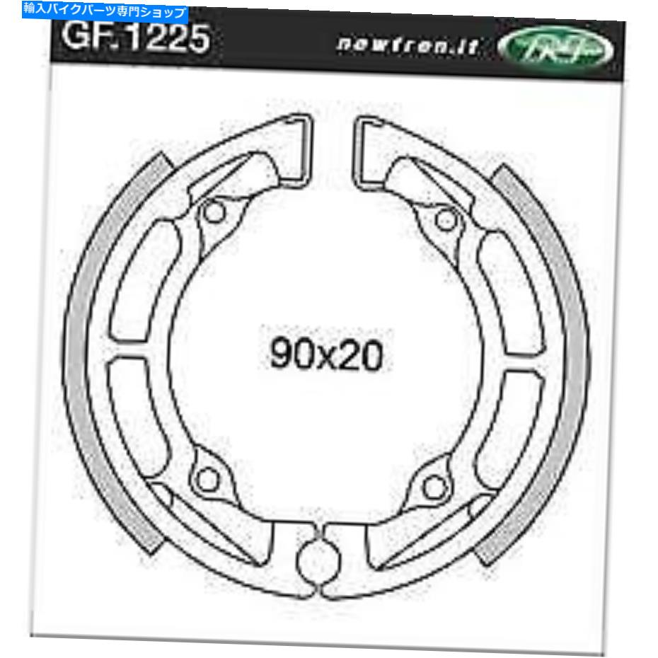 Brake Shoes リアブレーキシューズフィットスズキLT50 1990 1992 1993 1994 1995 1996 1997 Y Rear Brake Shoes Fit SUZUKI LT50 1990 1991 1992 1993 1994 1995 1996 1997 Y【並行輸入品】