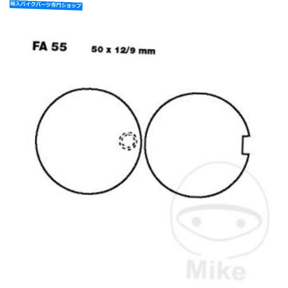 Brake Shoes スズキGT 750 K/L/M/A/B 73-77 EBCオーガニックフロント左ブレーキパッドFA055 For Suzuki GT 750 K/L/M/A/B 73-77 EBC Organic Front Left Brake Pads FA055【並行輸入品】