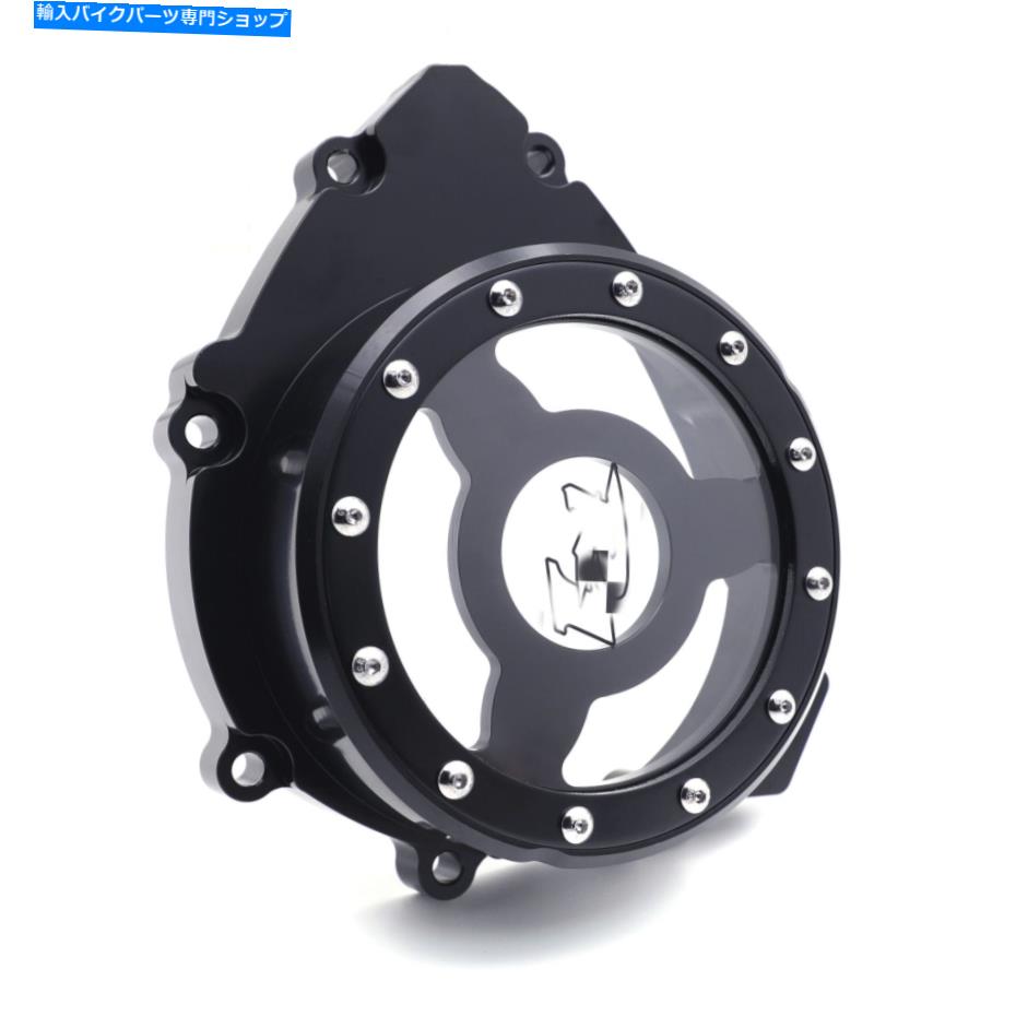 Engine Covers ヤマハYZF R1 2009-2014 Black Clear Crankcaseケースの左ステーターエンジンカバー Left Stator Engine Cover For Yamaha YZF R1 2009-2014 Black Clear Crankcase Case【並行輸入品】