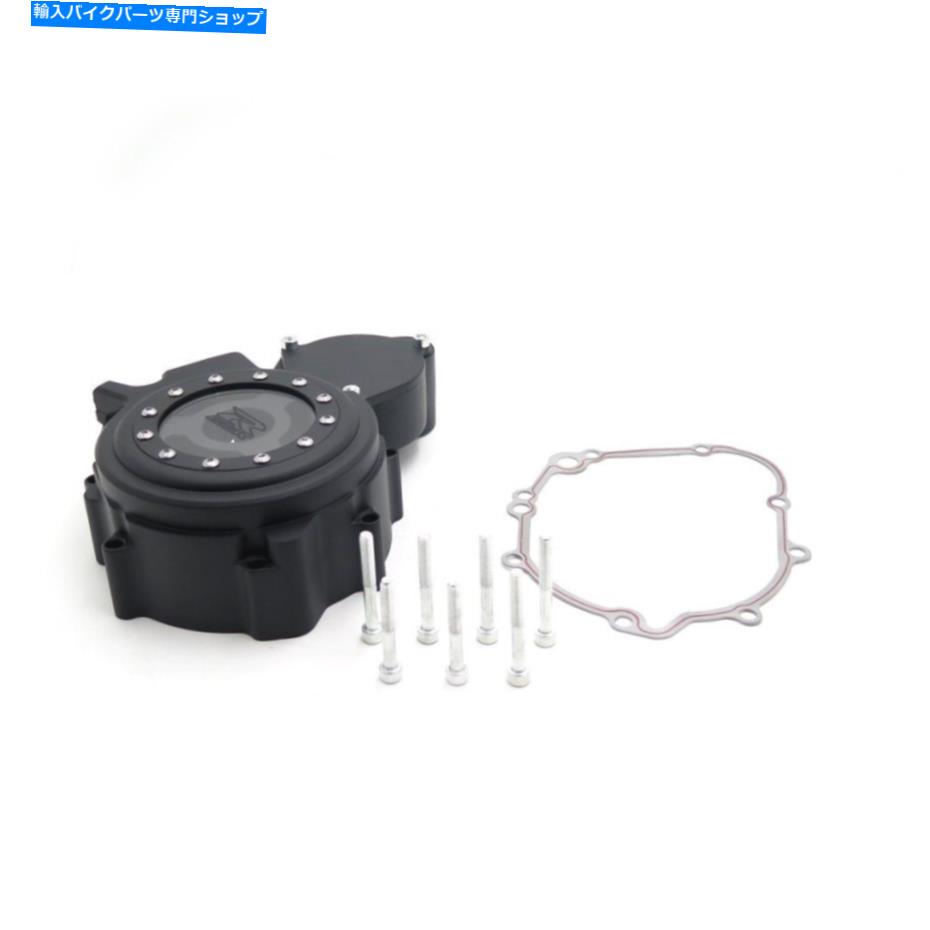 Engine Covers ブラック左エンジンステーターカバースルースルースルースルー'06 -'13 gsxr 600/750 w/ ga Black Left Engine Stator Cover See Through For Suzuki '06-'13 GSXR 600/750 w/ ga【並行輸入品】 43,544円