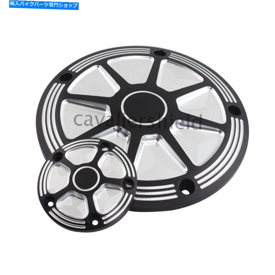 Engine Covers ハーレーツーリングストリートグライドロードキングキンググライドのブラックダービータイミングタイマーカバー Black Derby Timing Timer Cover For Harley Touring Street Glide Road King Glide【並行輸入品】 43,544円