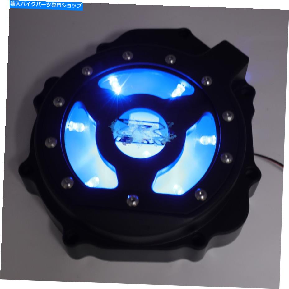 Engine Covers LEDブルーエンジンステーターカバースルースルースルースルーGSXR1000 2005-2008左 LED Blue Engine Stator Cover See Through For Suzuki GSXR1000 2005-2008 Left【並行輸入品】|Us Custom Parts Shop USDM