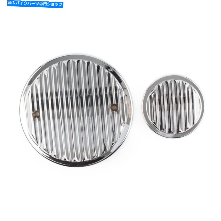 Engine Covers 勝利クロスカントリーハンマーベガスクロムのためのプレートフィン付きエンジンカバーキット Plate Finned Engine Cover Kit For Victory Cross Country Hammer Vegas Chrome【並行輸入品】 43,544円