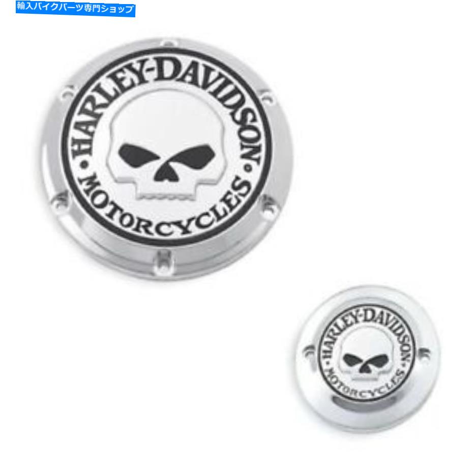 Engine Covers HarleyWillie G OEM Skull DerbyとTimer Cover Sportster XL 883 1200 2004+ Harley willie G OEM skull derby and timer cover sportster xl 883 1200 2004+【並行輸入品】