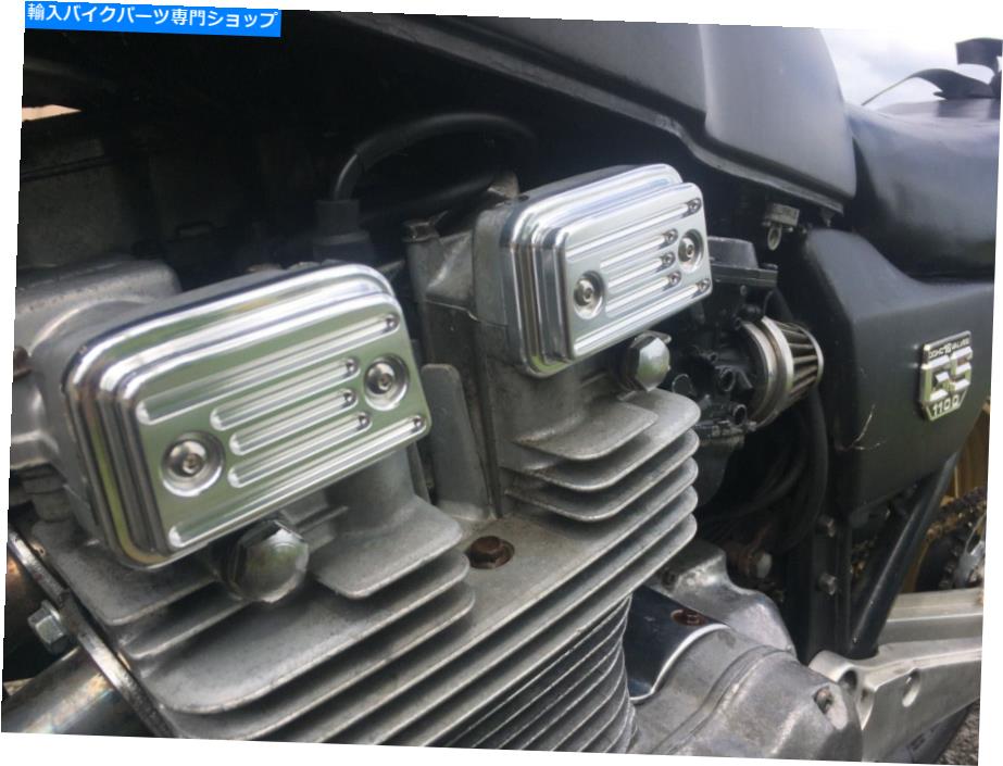 Engine Covers 1980-85スズキGS1100 GS750 GS300 GS250カスタム機械加工バルブカバーキャップセット 1980-85 SUZUKI GS1100 GS750 GS300 GS250 CUSTOM MACHINED VALVE COVER CAP SET【並行輸入品】