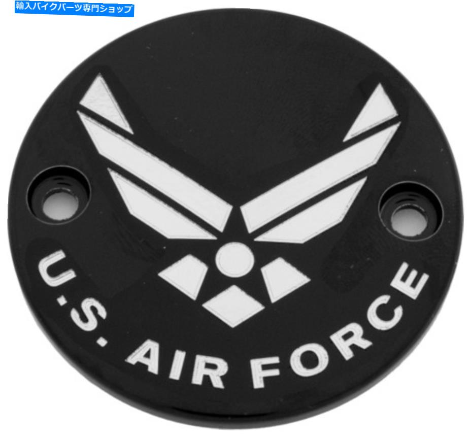 Engine Covers Black Air Force Timer Pointsは、カスタム彫刻Airf04-63bgをカバーしています Black Air Force Timer Points Cover Custom Engraving AIRF04-63BG【並行輸入品】