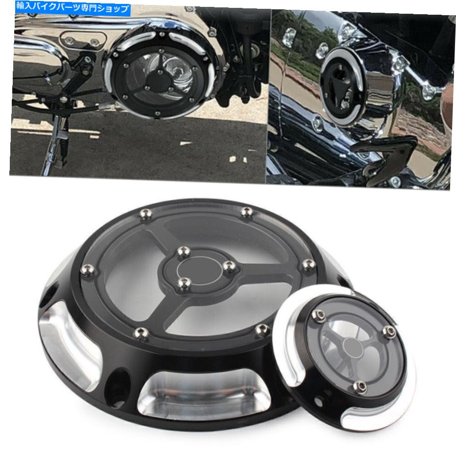 Engine Covers 6ホールダービーカバータイミングタイマーカバーハーレースポーツスター883 1200 XL XRブラック 6Holes Derby Cover Timing Timer Covers For Harley Sportster 883 1200 XL XR Black【並行輸入品】