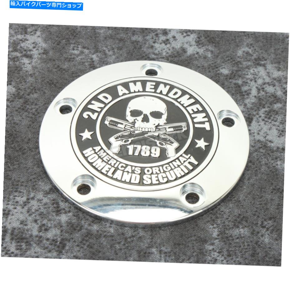 Engine Covers Custom Engraving Ltd。 Chrome 2番目の修正タイミングカバー-Patr19-04 Custom Engraving LTD. Chrome 2nd Amendment Timing Cover - PATR19-04【並行輸入品】｜Us Custom Parts Shop USDM