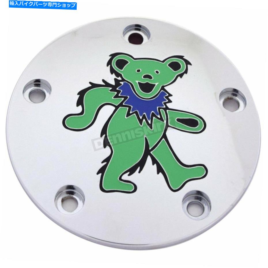 Engine Covers カスタム彫刻クロムグレイトフルデッドダンスベア#2タイミングカバー-GD042-04FC Custom Engraving Chrome Grateful Dead Dancing Bear #2 Timing Cover - GD042-04FC【並行輸入品】|Us Custom Parts Shop USDM