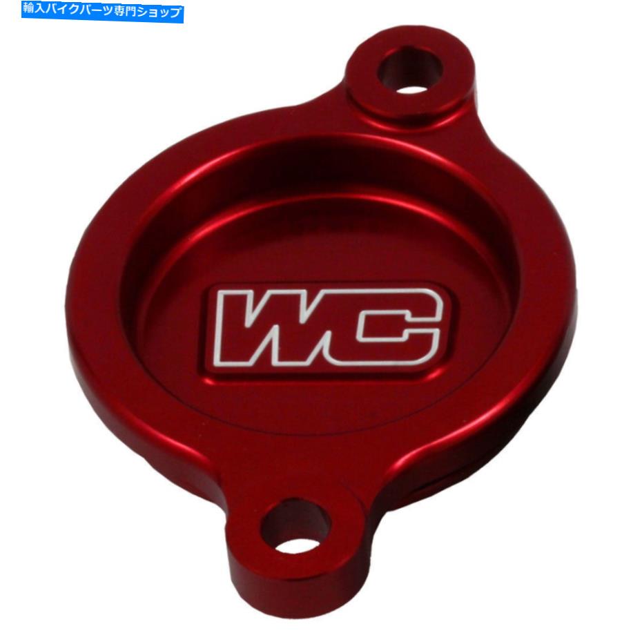 Engine Covers ワーク接続オイルフィルターカバーレッド Works Connection Oil Filter Cover Red【並行輸入品】