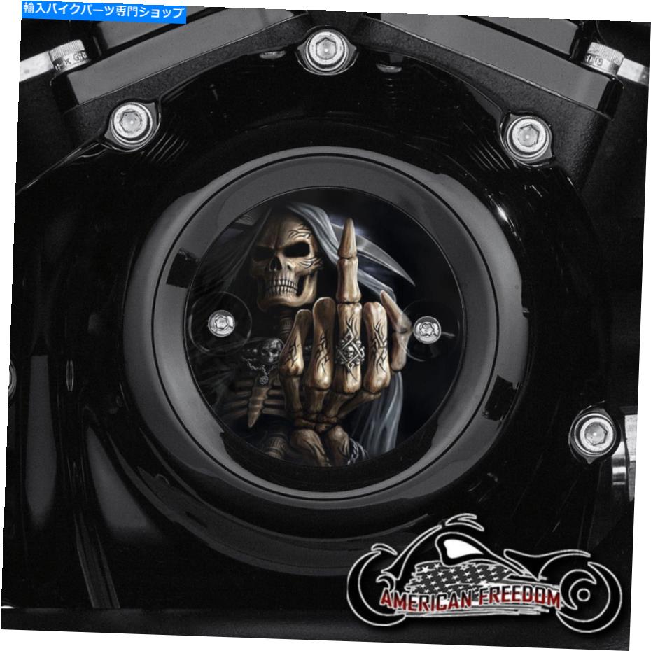 Engine Covers ハーレーデビッドソンミルウォーキー8 8つのタイミングポイントカバーM8リーパー中指 HARLEY DAVIDSON MILWAUKEE 8 EIGHT TIMING POINTS COVER M8 REAPER MIDDLE FINGER【並行輸入品】
