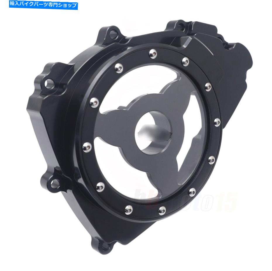 Engine Covers 15-2021 YZF-R3/ 20-2022 MT-03の黒い透明な左エンジンステーターカバー Black Transparent Left Engine Stator Cover For 15- 2021 YZF-R3/ 20- 2022 MT-03【並行輸入品】