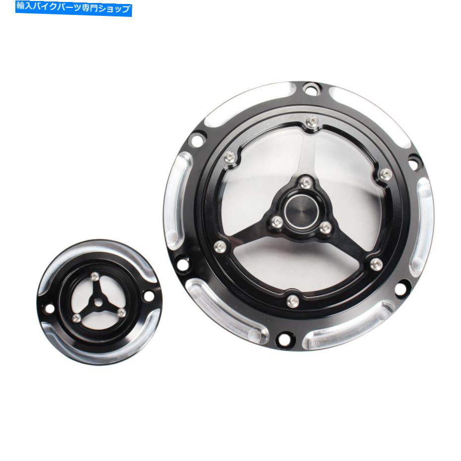 Engine Covers 6ホールクラリティダービータイミングタイマーカバーH-D XL XRモデル 6 Holes Clarity Derby Timing Timer Covers For H-D XL XR Models【並行輸入品】