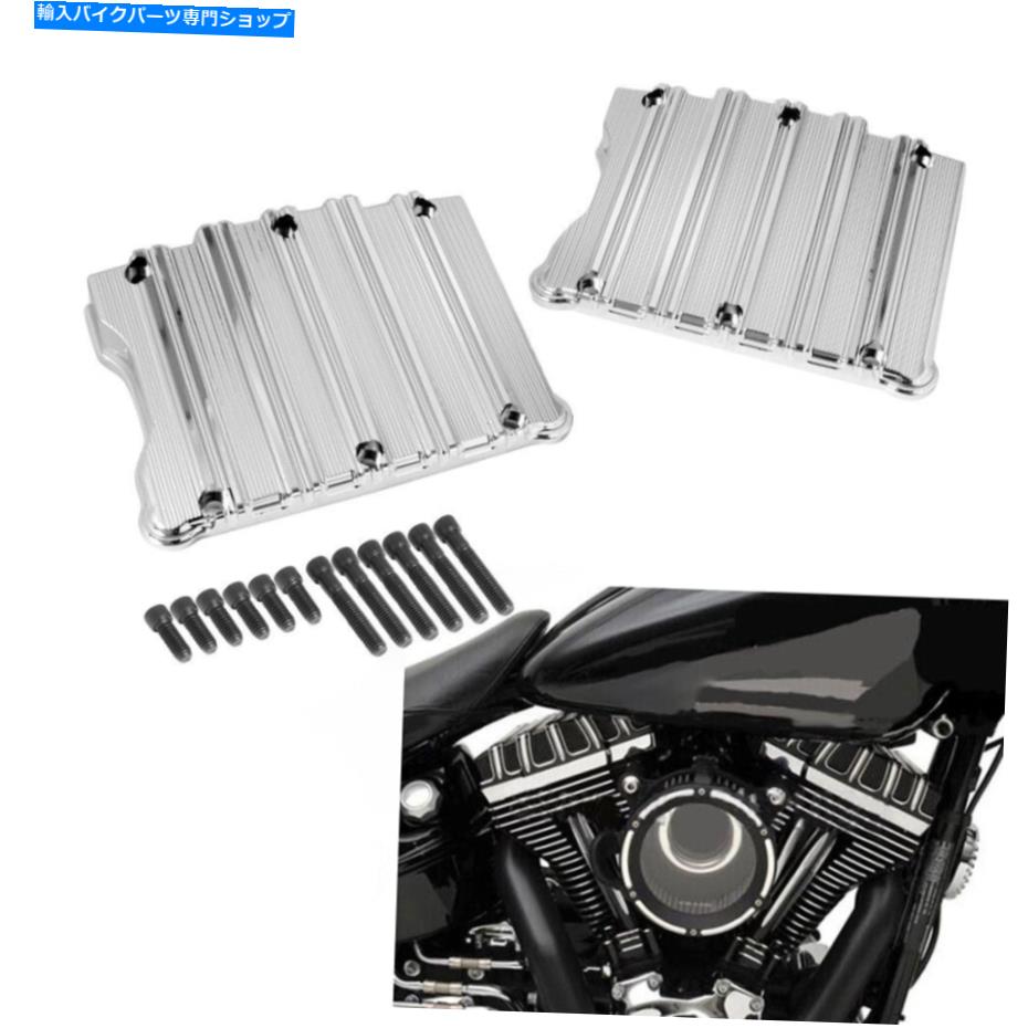 Engine Covers CNC Chrome Motorcycle Rocker Box Harley Twin Cam 99-2017 Softailのトップカバー CNC Chrome Motorcycle Rocker Box Top Cover For Harley Twin Cam 99-2017 Softail【並行輸入品】|Us Custom Parts Shop USDM