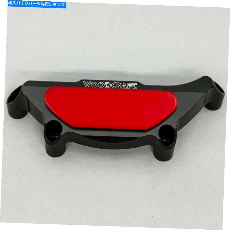 Engine Covers ヤマハ2017 FZ -10 Woodcraft LHSステーターカバーエンジンプロテクター - 赤いプレート YAMAHA 2017 FZ-10 WOODCRAFT LHS STATOR COVER ENGINE PROTECTOR - RED PLATE【並行輸入品】｜Us Custom Parts Shop USDM