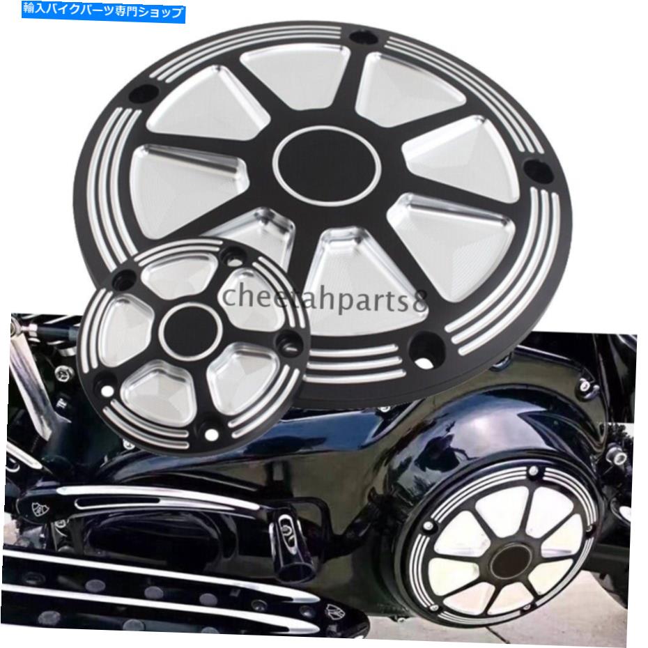 Engine Covers CNCダービーカバータイミングタイマーカバーハーレーツーリングエレクトラグライドに適しています CNC Derby Cover Timing Timer Cover Aluminum Fit For Harley Touring Electra Glide【並行輸入品】 44,616円