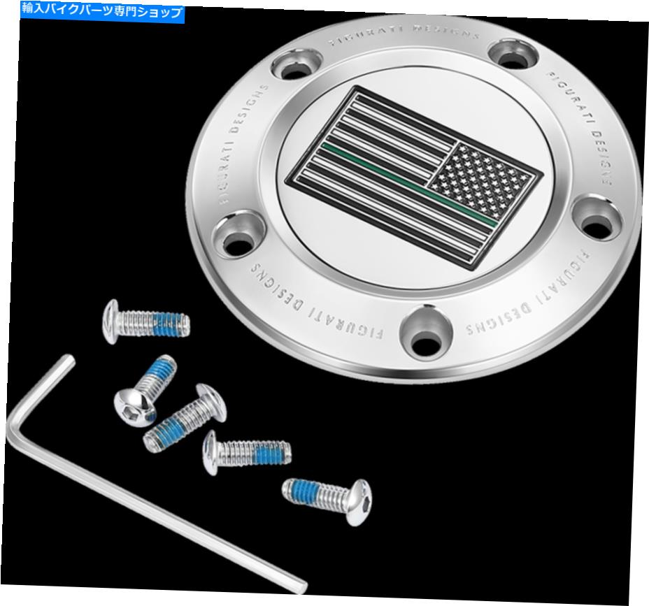 Engine Covers FiguratiデザインタイミングカバーアメリカンFD72-TC-5H-SS FIGURATI DESIGNS Timing Cover American FD72-TC-5H-SS【並行輸入品】