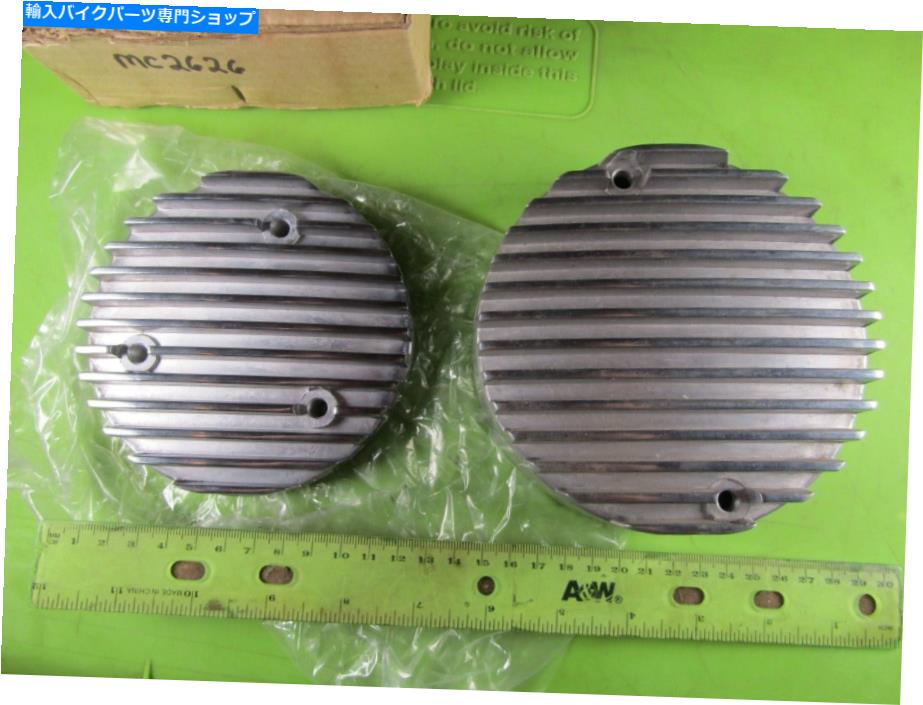 Engine Covers ホンダCB750カスタムポイントカバーステーターカバーフィンヴィンテージNOS NEW＃1 1969-1978 HONDA CB750 Custom POINTS COVER STATOR COVER FINNED VINTAGE NOS NEW #1 1969-1978【並行輸入品】