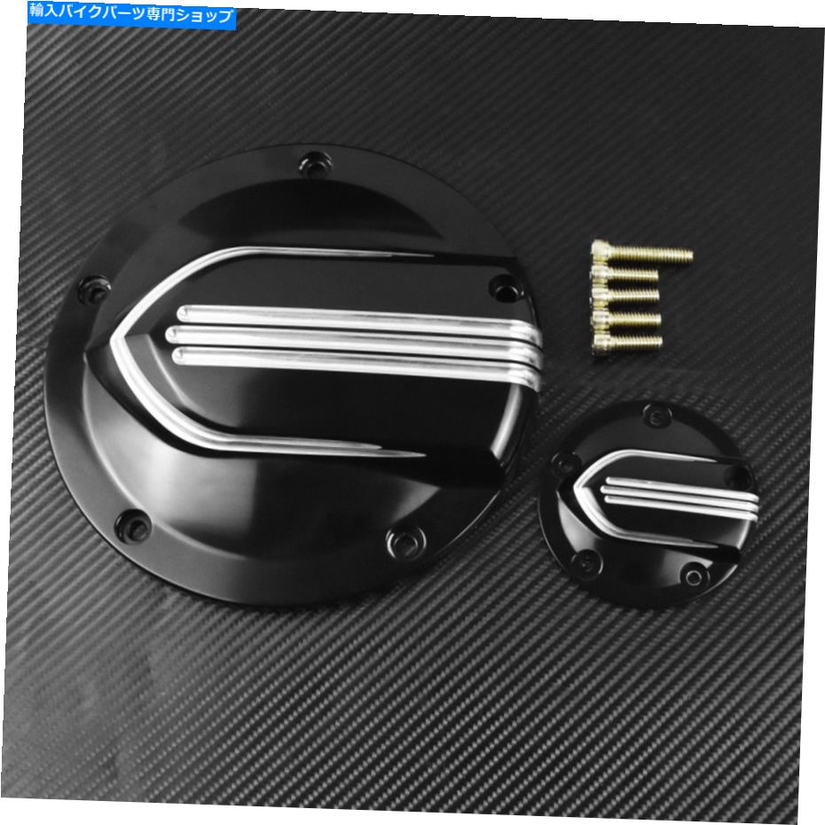 Engine Covers ハーレーダイナ06-17ソフトアット07-18ツーリングに適した上昇したダービーカバータイマーカバー Raised Derby Cover Timer Cover Fit For Harley Dyna 06-17 Softail 07-18 Touring【並行輸入品】
