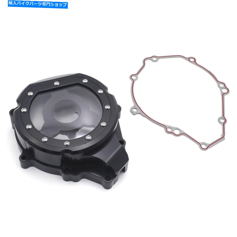 Engine Covers 17-21スズキGSXR1000のブラックCNCクリア左エンジンステーターカバーガスケット「GSXR」 Black CNC Clear Left Engine Stator Cover Gasket "GSXR" For 17-21 Suzuki GSXR1000【並行輸入品】|Us Custom Parts Shop USDM