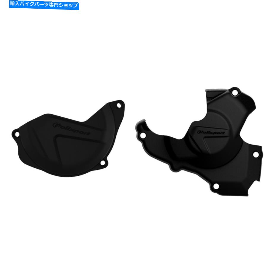 Engine Covers ホンダCRF 450Rのポリスポートクラッチとイグニッションカバー-Black90959 POLISPORT Clutch & Ignition Cover for Honda CRF 450R - Black 90959【並行輸入品】|Us Custom Parts Shop USDM