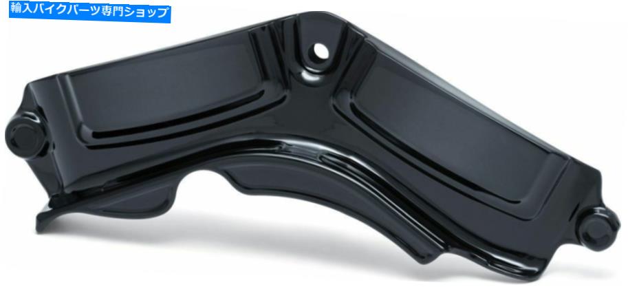 Engine Covers VツイングロスブラックのKuryakynシリンダーベースカバー Kuryakyn Cylinder Base Cover for V-Twin Gloss Black【並行輸入品】