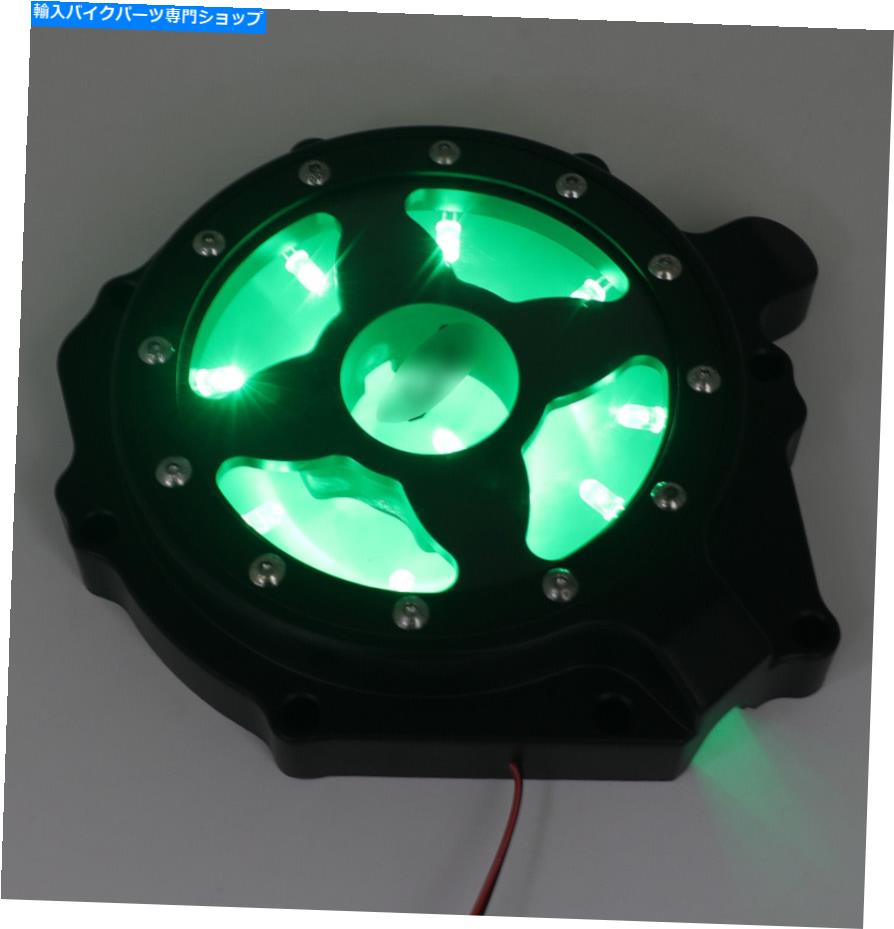 Engine Covers ホンダのグリーンLEDエンジンステーターカバー04-07 CBR1000RR/ 04-14 CB 1000RR BLAC W/ Green LED Engine Stator Cover For Honda 04-07 CBR1000RR/ 04-14 CB 1000RR Blac【並行輸入品】｜Us Custom Parts Shop USDM