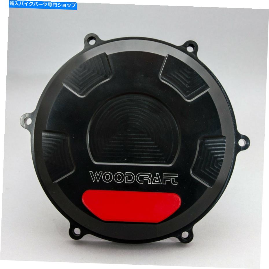 Engine Covers Ducati 2018-21 Panigale V4 R / S Woodcraft Clutch Cover Red Skid Pad DUCATI 2018-21 PANIGALE V4 R / S WOODCRAFT RIGHT SIDE CLUTCH COVER RED SKID PAD【並行輸入品】