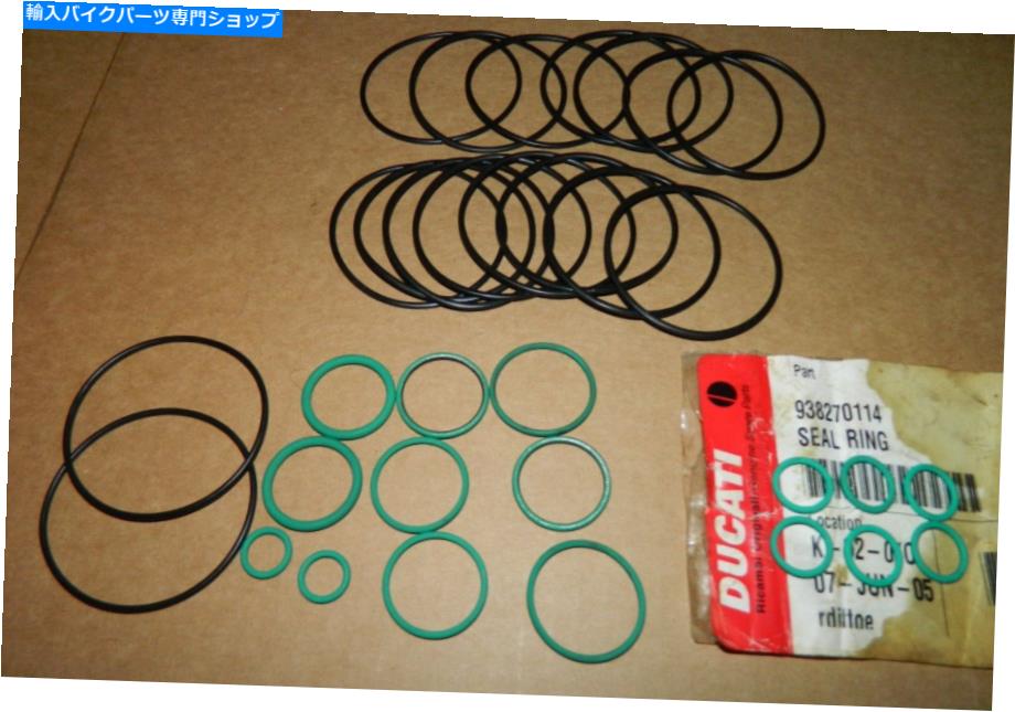 Engine Gaskets 多くのドゥカティエンジンOリングガスケットスーパースポーツスーパーバイクモンスターNOS 938270114 Lot of Ducati Engine O-Ring Gaskets Supersport Superbike Monster NOS 938270114【並行輸入品】 37,323円