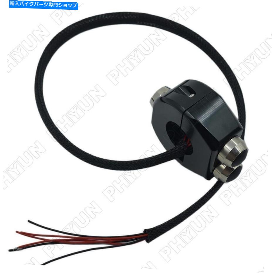 Switches CNC Motorcycle Cafe Race HandleBar Momentary Switchプッシュリセットボタンのホンダ CNC Motorcycle Cafe Race HandleBar Momentary Switch Push Reset Button For Honda【並行輸入品】