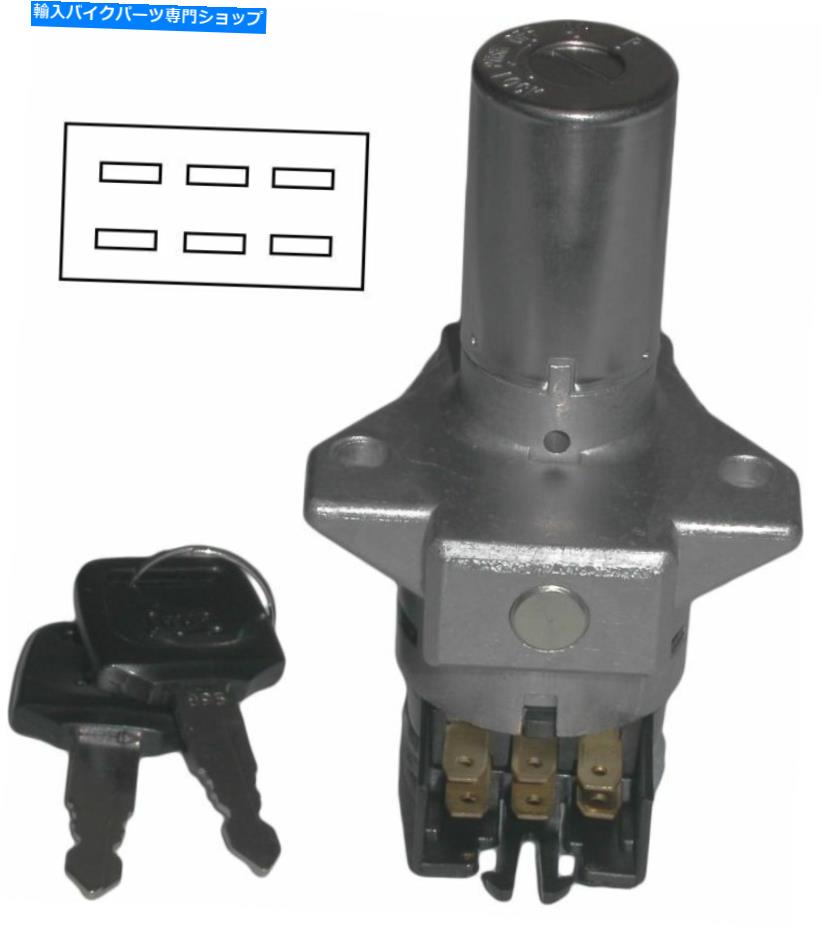 Switches ハイレベルのイグニッションスイッチ6ワイヤ735726ホンダGL 650 D2シルバーウィング1983 Hi-Level Ignition Switch 6 Wires 735726 Honda GL 650 D2 Silver Wing 1983【並行輸入品】