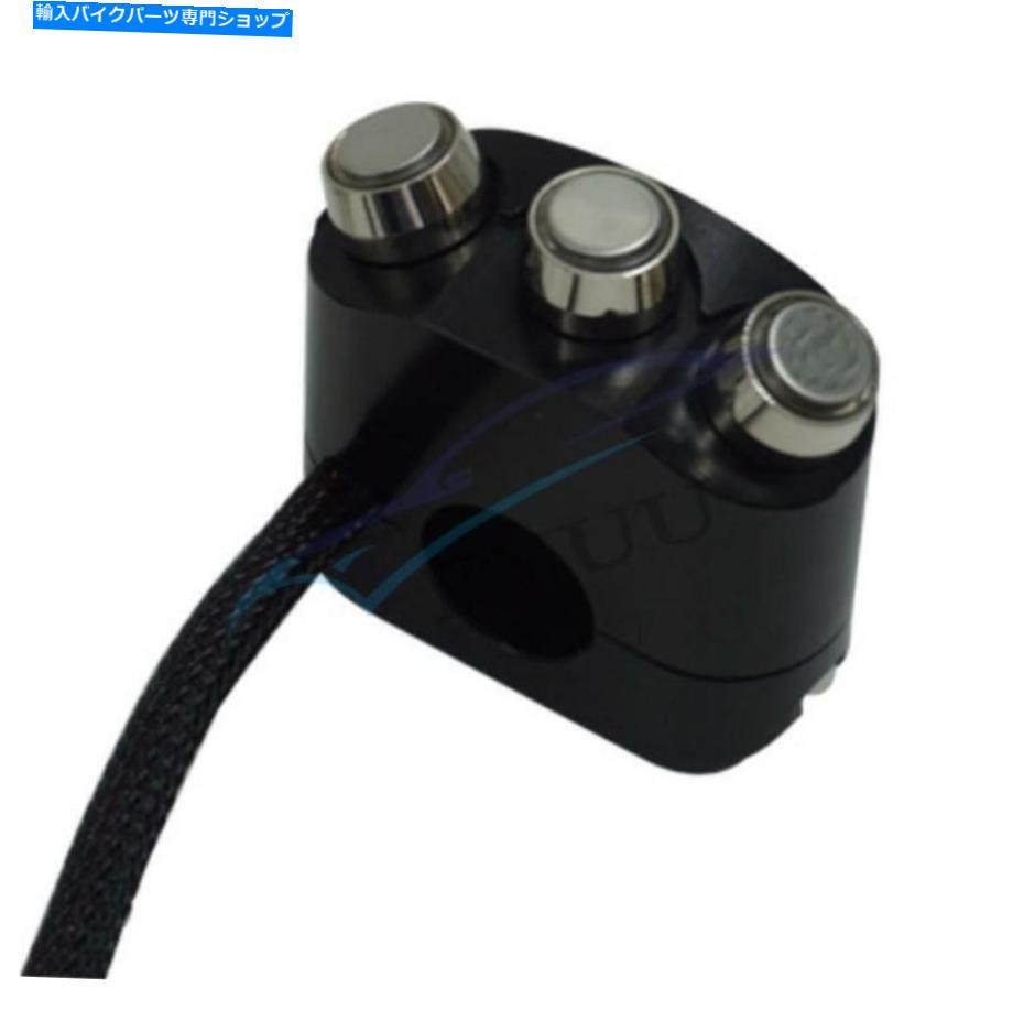 Switches CNC 25mm LEDユニバーサルヴィンテージモーターサイクルハンドルバーマウントスイッチ制御ボタン CNC 25mm LED Universal Vintage Motorcycle Handlebar Mount Switch Control Button【並行輸入品】
